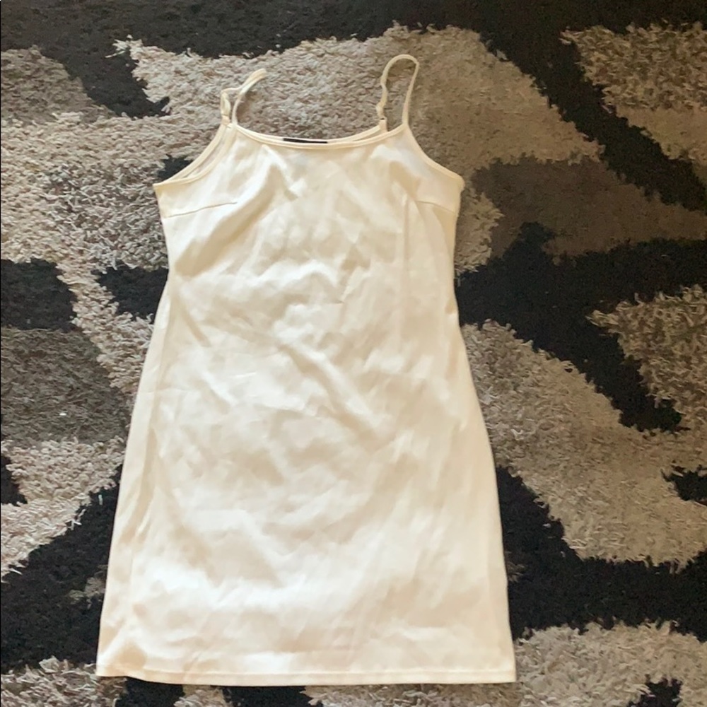 forever 21 white slip dress